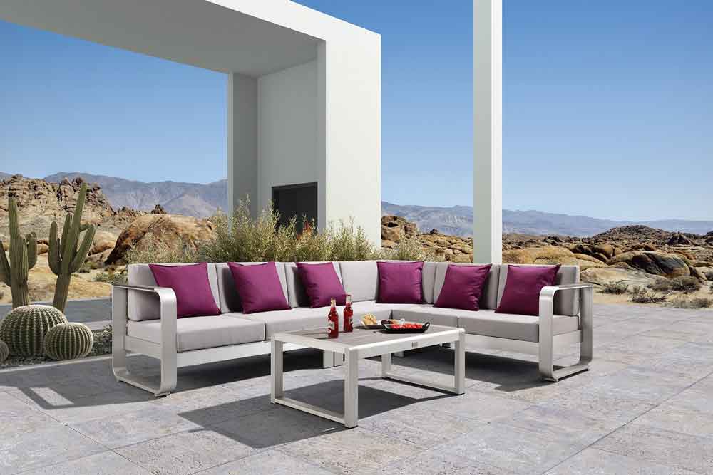 Minimalism Outdoor Furniture Patio L Shaped Couch - Fairy