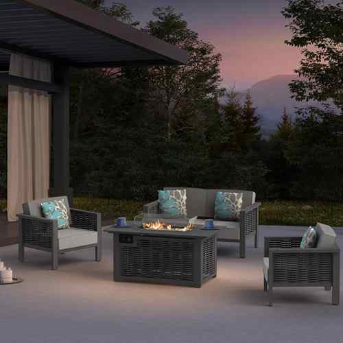 Big order for Dallas patio tables with propane fire pits from UK retailers